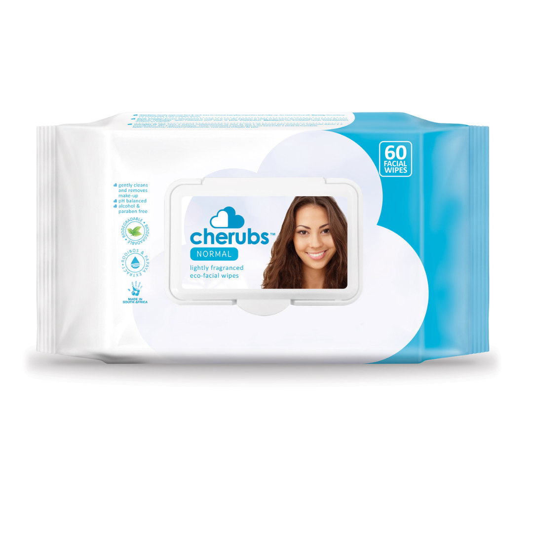 Cherubs Facial Wipes 60s (All Variants) Image