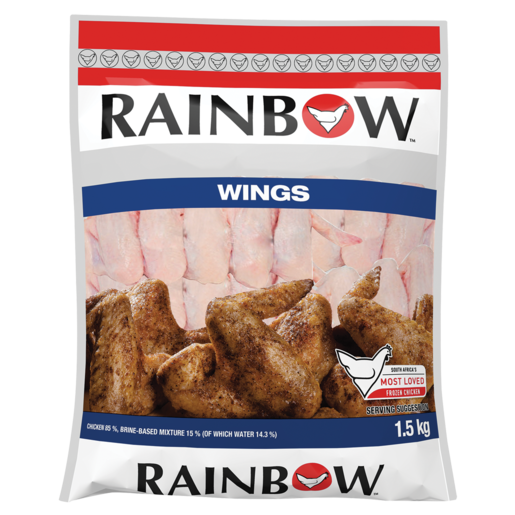 Rainbow Frozen Chicken Wings 1.5kg Image