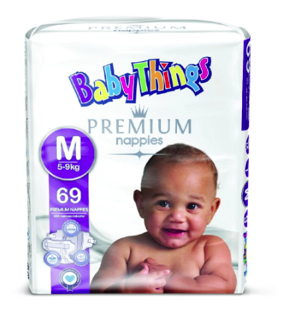 Baby Things Diapers Premium Medium 69s Image