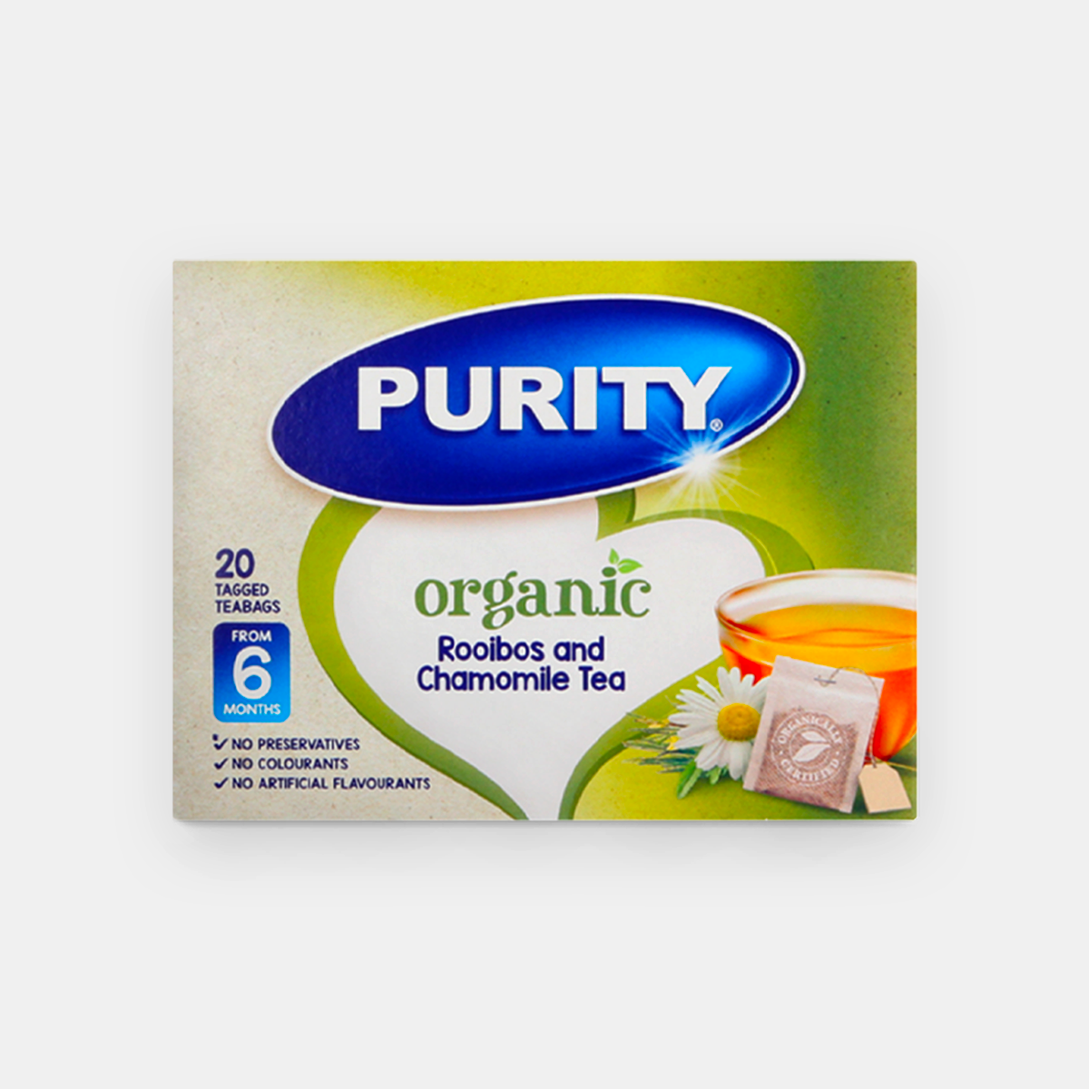 Purity Organic Tea 20 Tagged Teabags (All Variants) Image