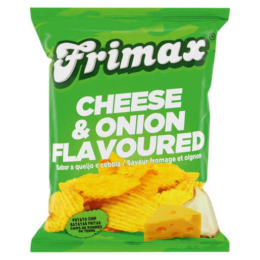 R3 Off Frimax Cheese & Onion Flavoured Potato Chips 125g Image
