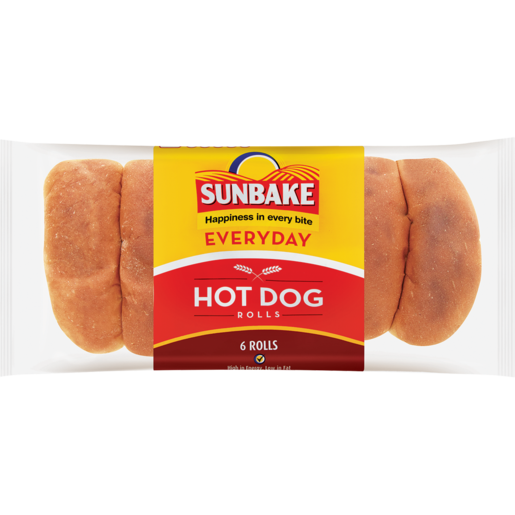Sunbake Everyday Hamburger / Hot Dog Buns 6 Pack Image