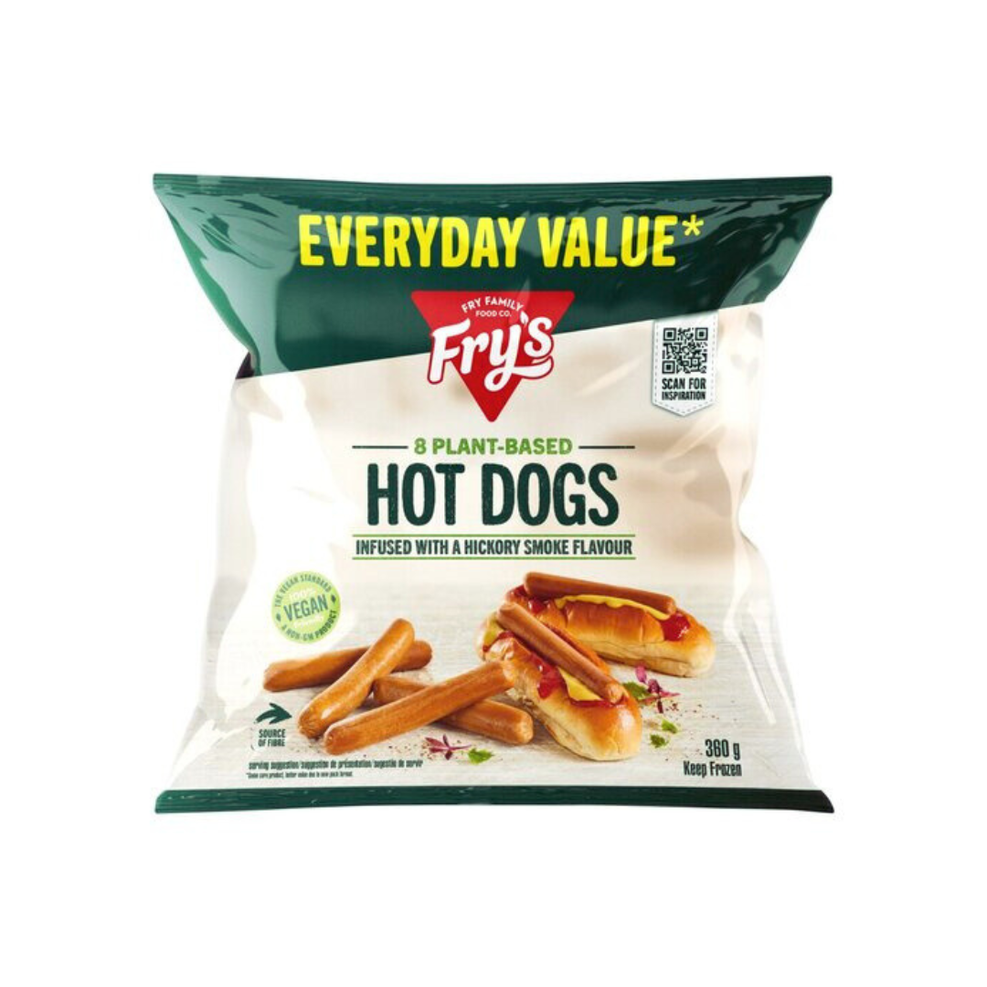 Fry's Family Everyday Value Plant Based Hot Dogs 360g Image