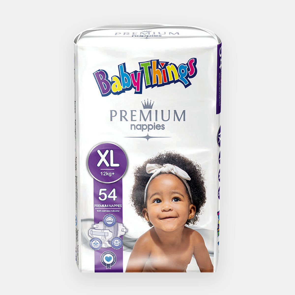 Baby Things Diapers Premium Xlarge 54s Image