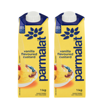 R10 Off 2 x Parmalat UHT Vanilla Custard 1L Image