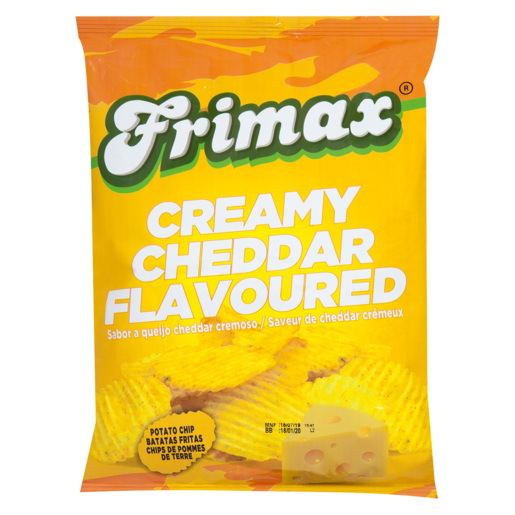 R3 Off Frimax Creamy Cheddar Flavoured Potato Chips 125g Image