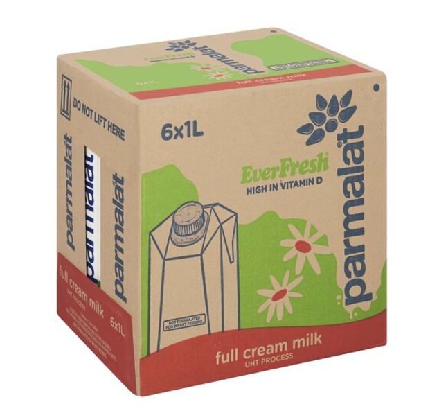 Parmalat Everfresh Milk 6 x 1L (All Variants) Image