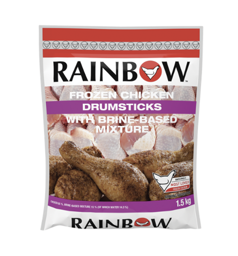 Rainbow Frozen Chicken Drumsticks 1.5kg Image